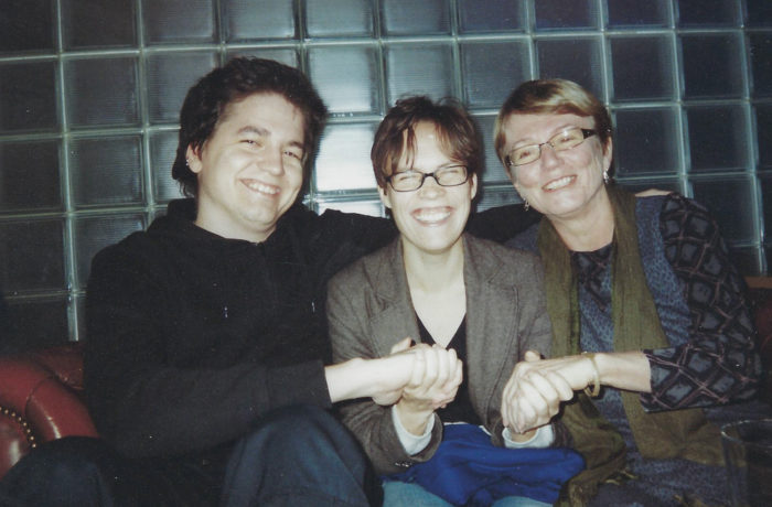 Animaatiokillan kolme puheenjohtajaa: Nick Dorra (pj 2005-2007), Laura Palosaari (Pj 2002-2004), Tini Sauvo (Pj 1999-2001)
